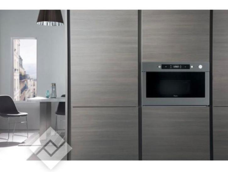 WHIRLPOOL AMW 439/IX MINI CHEF - INBOUW MICROGOLFOVEN, Electroménager, Micro-ondes, Neuf, Encastré, Croustillant, Gril, Air chaud