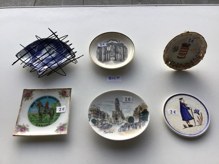 5 speciale bordjes aan 2 euro en vele andere, Antiek en Kunst, Curiosa en Brocante, Ophalen of Verzenden