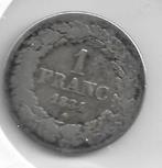 België: 1 frank 1835 FR (gelauwerd) = morin 24, Postzegels en Munten, Verzenden, Zilver, Losse munt, Zilver