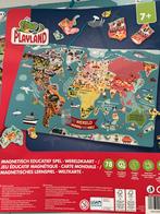 Magnetisch educatief spel wereldkaart puzzel, Ophalen, Zo goed als nieuw