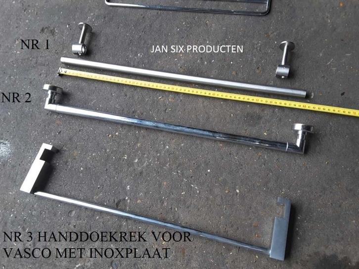 Handdoekrekje vasco 52/54 cm nr 3 : 65 eu,winkelprijs 133 eu, Bricolage & Construction, Sanitaire, Neuf, Robinet, Inox, Enlèvement