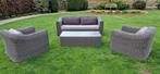 loungeset, Tuin en Terras, Wicker, Gebruikt, Loungeset, Bank