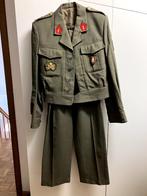 Oud kaki leger kostuum 1973, Verzamelen, Militaria | Algemeen, Ophalen, Landmacht