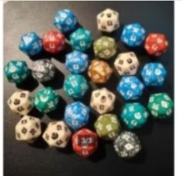 Mtg dobbelstenen - setje van 27 stuks    v 27 euro ! beschikbaar voor biedingen