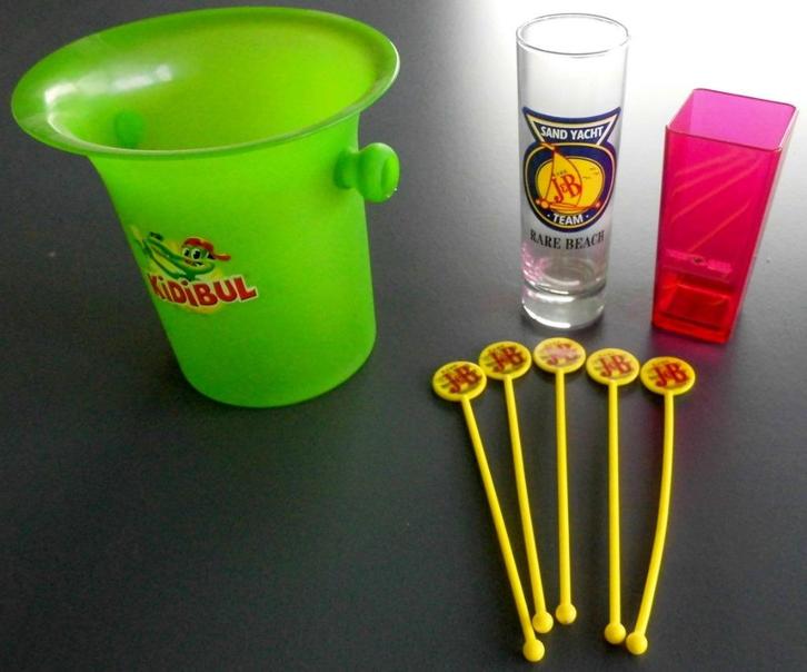 Set van 5 Wisky-glazen + Kidibul Seal + Spatels, Verzamelen, Glas en Drinkglazen, Zo goed als nieuw, Overige typen, Ophalen of Verzenden