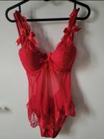 Rode romper/sexy kanten lingerie, Ophalen of Verzenden, Rood