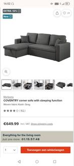 Canapé convertible 3 places avec rangement, Enlèvement, Comme neuf