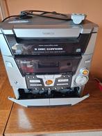 Mini HIFI cd lader voor 5 cd's dubbel cassettedeck, Audio, Tv en Foto, Stereoketens, Ophalen, Gebruikt, Cd-speler, Overige merken