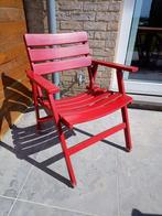 Vintage tuinstoelen 80's, Tuin en Terras, Tuinstoelen, Ophalen, Gebruikt, Hout, Inklapbaar