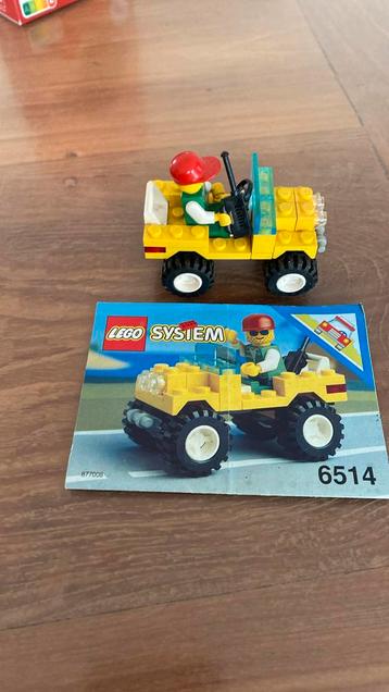 Lego jeep nr 6514. Volledig kompleet geen doosje. Wel plan