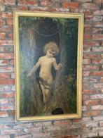 Religieus paneelschilderij 1920/1930, Ophalen of Verzenden