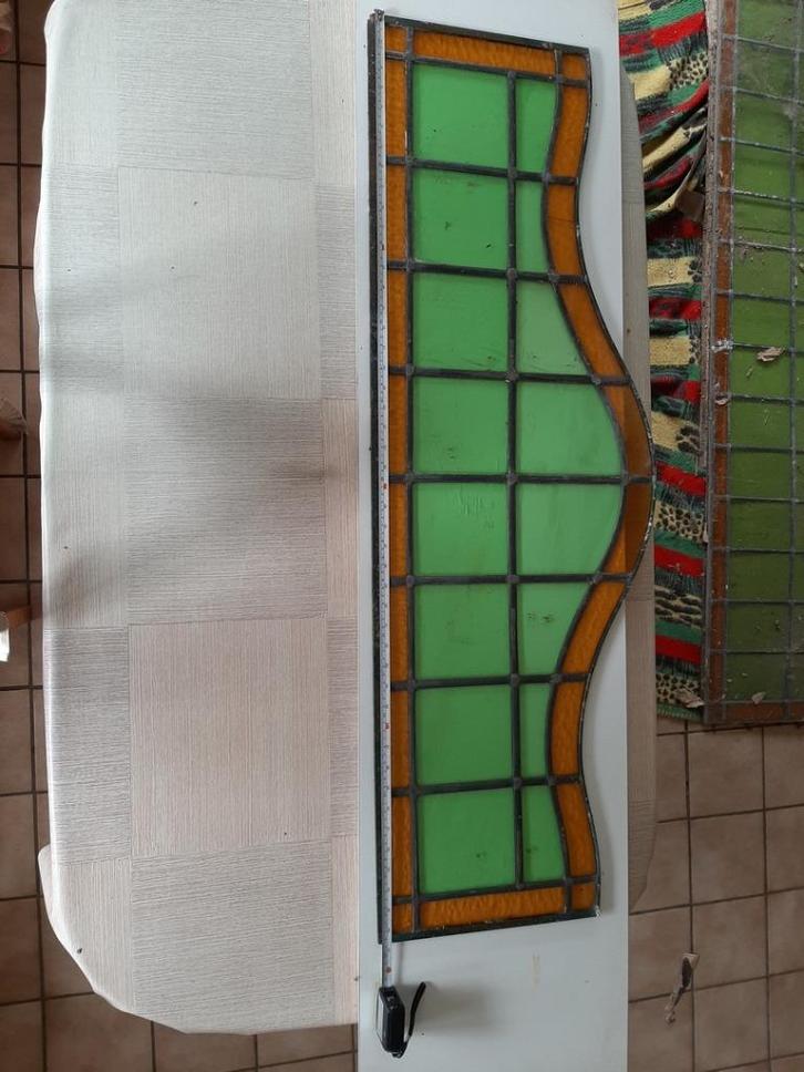 LODEN GLASRAMEN ONGEVEER 1930, Antiek en Kunst, Antiek | Glaswerk en Kristal, Ophalen