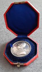 Te koop: Mooie zilveren Medaille Paus Vaticaan Paus Leo XIII, Antiquités & Art, Argent, Enlèvement ou Envoi