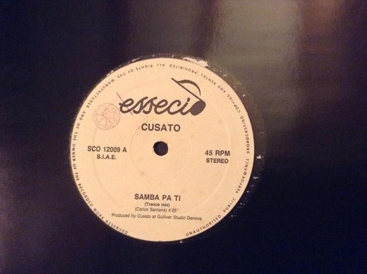 LP Cusato “Samba pa ti 12” ”, Cd's en Dvd's, Vinyl | Dance en House, Gebruikt, Dance Populair, 12 inch, Ophalen of Verzenden