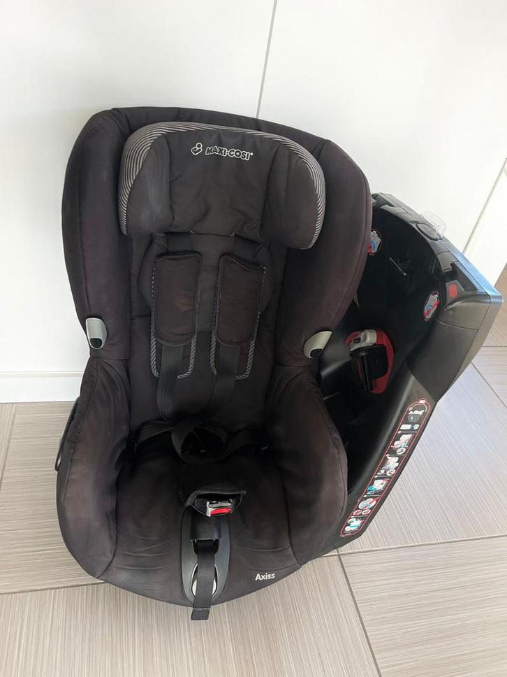 Maxi Cosi Axiss draaibaar autostoeltje, Kinderen en Baby's, Autostoeltjes, Gebruikt, Maxi-Cosi, 9 t/m 18 kg, Autogordel, Verstelbare rugleuning