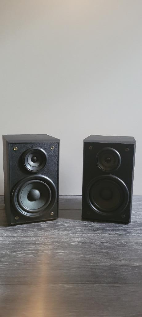 Luidsprekers Hifi /2-weg/30 Watt RMS/8 ohm, Audio, Tv en Foto, Luidsprekerboxen, Zo goed als nieuw, Front, Rear of Stereo speakers