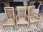 Tuinstoel teak, Tuin en Terras, Ophalen, Gebruikt, Teakhout