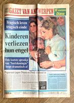 GAZET VAN ANTWERPEN 01-09-1997 – 16 bladz. DIANA-special, 1980 à nos jours, Enlèvement ou Envoi, Journal