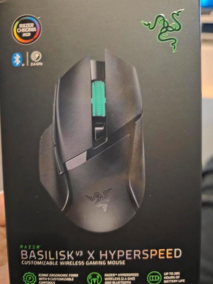 Razer Basilisk V3 X HyperSpeed, Computers en Software, Muizen, Muis, Rechtshandig, Ophalen