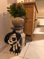 1 vintage plantenstaander, olifant *keramiek* *retro*, Antiek en Kunst, Antiek | Keramiek en Aardewerk, Ophalen of Verzenden