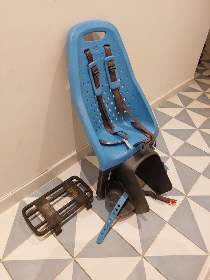 Yepp fietsstoeltje voor achteraan met adapter, Fietsen en Brommers, Fietsaccessoires | Fietsstoeltjes, Gebruikt, Achterzitje, 15 t/m 25 kg