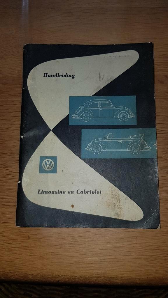Kever VW Ovaal handleiding 1957 Nederlands., Auto diversen, Handleidingen en Instructieboekjes, Ophalen of Verzenden