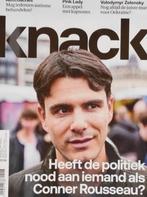 Knack: Politiek Conner Rousseau, zie foto's voor alle inhoud, Ophalen of Verzenden, 1980 tot heden, Tijdschrift