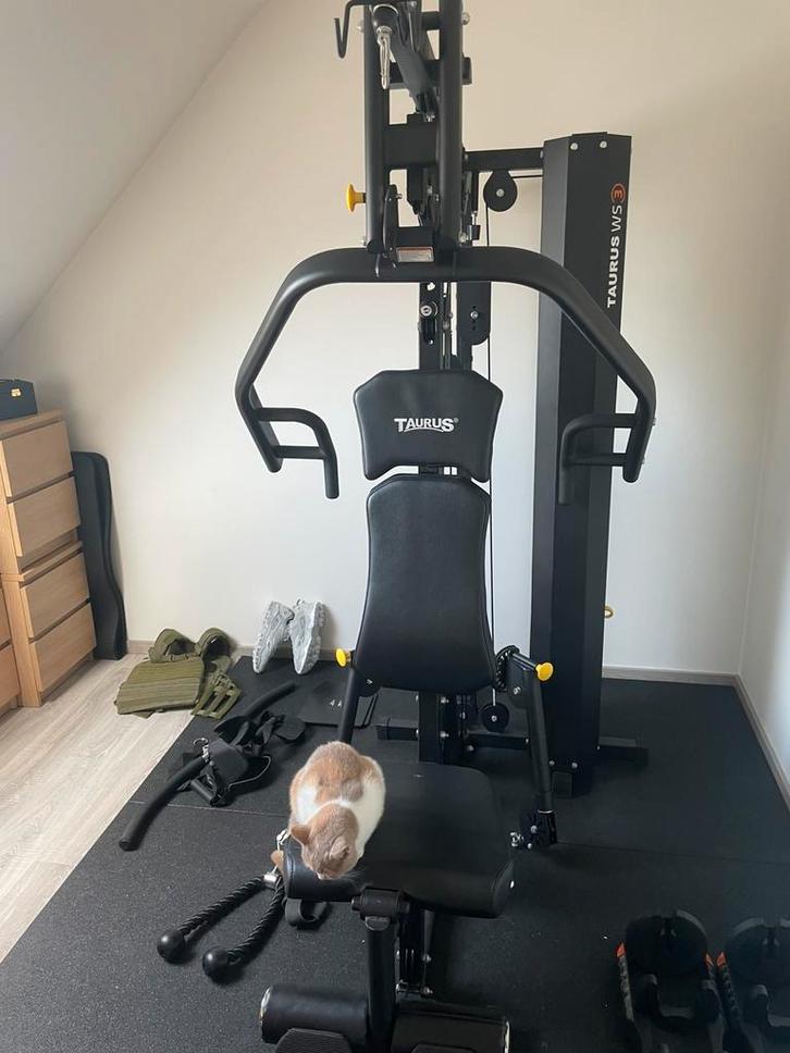 Taurus WS3, Sport en Fitness, Fitnessapparatuur, Zo goed als nieuw, Krachtstation, Armen, Benen, Borst, Rug, Ophalen