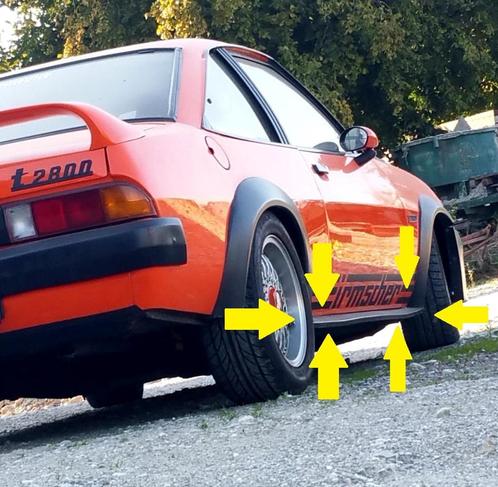 Irmscher Spoiler 2 stuks Opel Ascona-B Manta-B-CC Kadett-D O, Auto diversen, Tuning en Styling, Ophalen of Verzenden
