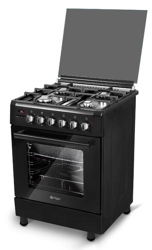 Beter dan BLACK FRIDAY - Nieuw - Zwart 60 cm Fornuis 399 €, Elektronische apparatuur, Fornuizen, Nieuw, Vrijstaand, Gas, 4 kookzones