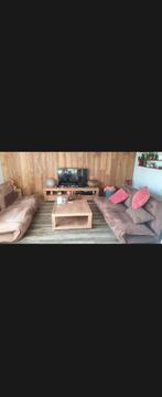 Divan 4 parties couleur chocolat, Enlèvement, Utilisé