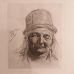 Félicien ROPS Namen 1833 Essonnes 1898 Pêcheuse d' Heyst, Enlèvement ou Envoi