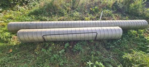 Stijve gegalvaniseerde rookafvoerleidingen, Doe-het-zelf en Bouw, Buizen en Afvoer, Gebruikt, Afvoer, Overige materialen, Ophalen