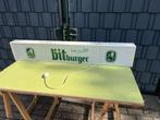 Reclame lichtbak Bitburger Bier, Ophalen, Zo goed als nieuw, Reclamebord, Plaat of Schild