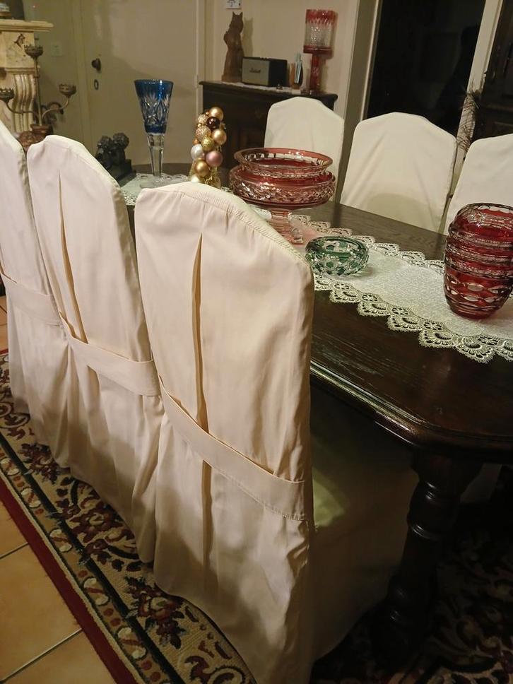 6x Housse/housse de chaise, Antiquités & Art, Tapis & Textile, Enlèvement