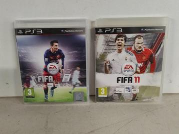 Lot 2 Playstation 3 spellen Fifa  - Fifa 11 - Fifa 16  beschikbaar voor biedingen