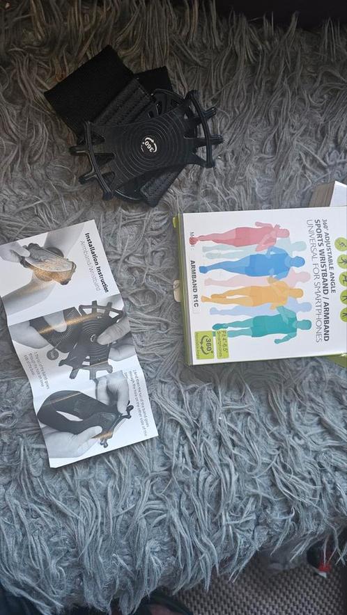 360 Verstelbare Smartphone Armband – Universeel & Comfortab, Contacten en Berichten, Sport en Hobby oproepen