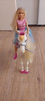 Barbie met paard, Kinderen en Baby's, Ophalen of Verzenden, Zo goed als nieuw, Barbie