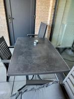 Tuintafel met 3 stoelen, Tuin en Terras, Ophalen, Zo goed als nieuw