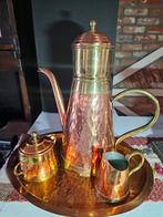 Koperen koffieset, Antiek en Kunst, Ophalen of Verzenden
