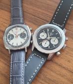 Chrono Heuer, Bijoux, Sacs & Beauté, Montres | Hommes, Montre-bracelet, Enlèvement ou Envoi, Cuir, Acier