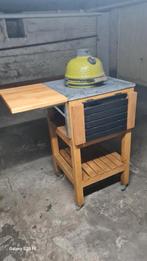 Kamado Berghoff gemonteerd op een kookplaat, Ophalen