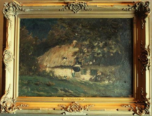 Louis Clément FALLER 1819-1901  Franse school, Antiek en Kunst, Kunst | Schilderijen | Klassiek, Ophalen of Verzenden