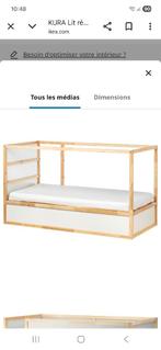 Lit kura, Enlèvement, Comme neuf, Une personne, Lit mezzanine