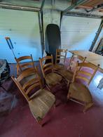 Stoelen van massief eikenhout, Ophalen, Zo goed als nieuw