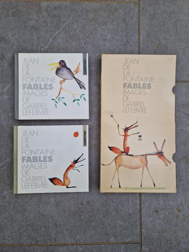 Fables de Jean de la Fontaine illustré par Gabriel Lefebvre, Gelezen, 5 of 6 jaar, Jongen of Meisje, Ophalen of Verzenden