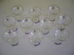 10 vintage babycham glaasjes / coupjes, Enlèvement ou Envoi, Utilisé, Autres types