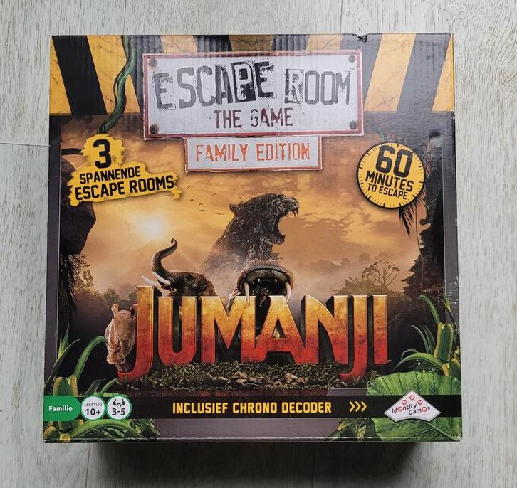 Escape room The Game - Family Edition Jumanji - Compleet, Hobby en Vrije tijd, Gezelschapsspellen | Bordspellen, Ophalen of Verzenden