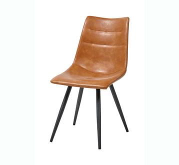 Nieuw stoel kleur cognac zwart 70 euro per stuk p.u., Enlèvement, Neuf, Cinq, Six Chaises ou plus