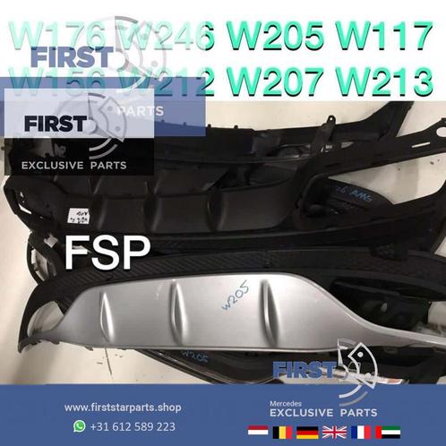originele AMG Diffuser Mercedes W176 W205 W207 W117 W213 W15, Auto-onderdelen, Carrosserie, Bumper, Mercedes-Benz, Achter, Gebruikt